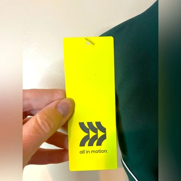 All In Motion Hunter Green High Impact Sports Bra - Picture 3 of 7